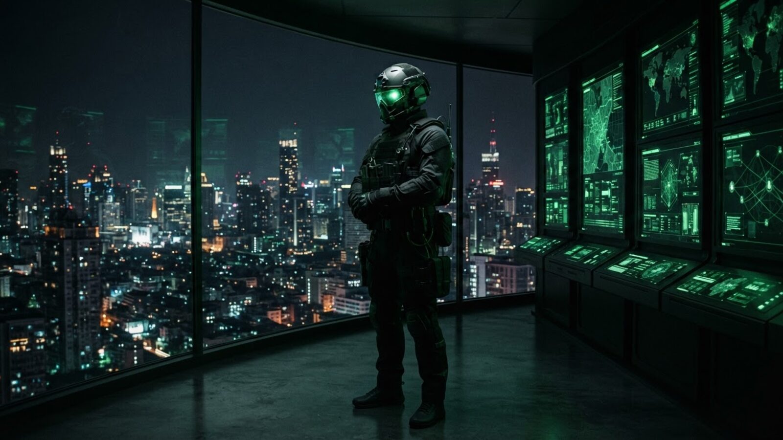 Modern Warfare 4 open beta guide - tactical operator preparing for deployment in a dark command center